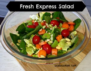 Fresh Express Salad review. A delicious line of lettuces and salad mixes for everyone's taste. #fressexpresssalad @zealousmom.com