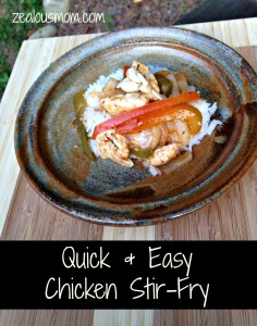 Quick & Easy Chicken Stir-Fry -zealousmom.com #review #worldfoods #momsmeet #glutenfree