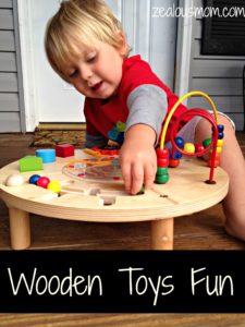 Wooden Toys Fun: Adorable wooden tables and toys for babies and toddlers at woodentoysfun.com #toys #woodentoys #children -zealousmom.com
