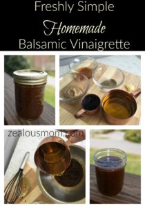 Simple and delicious homemade balsamic vinaigrette recipe. This scrumptious dressing is perfect for salads, veggie dipping, marinating vegetables and roasting vegetables. 