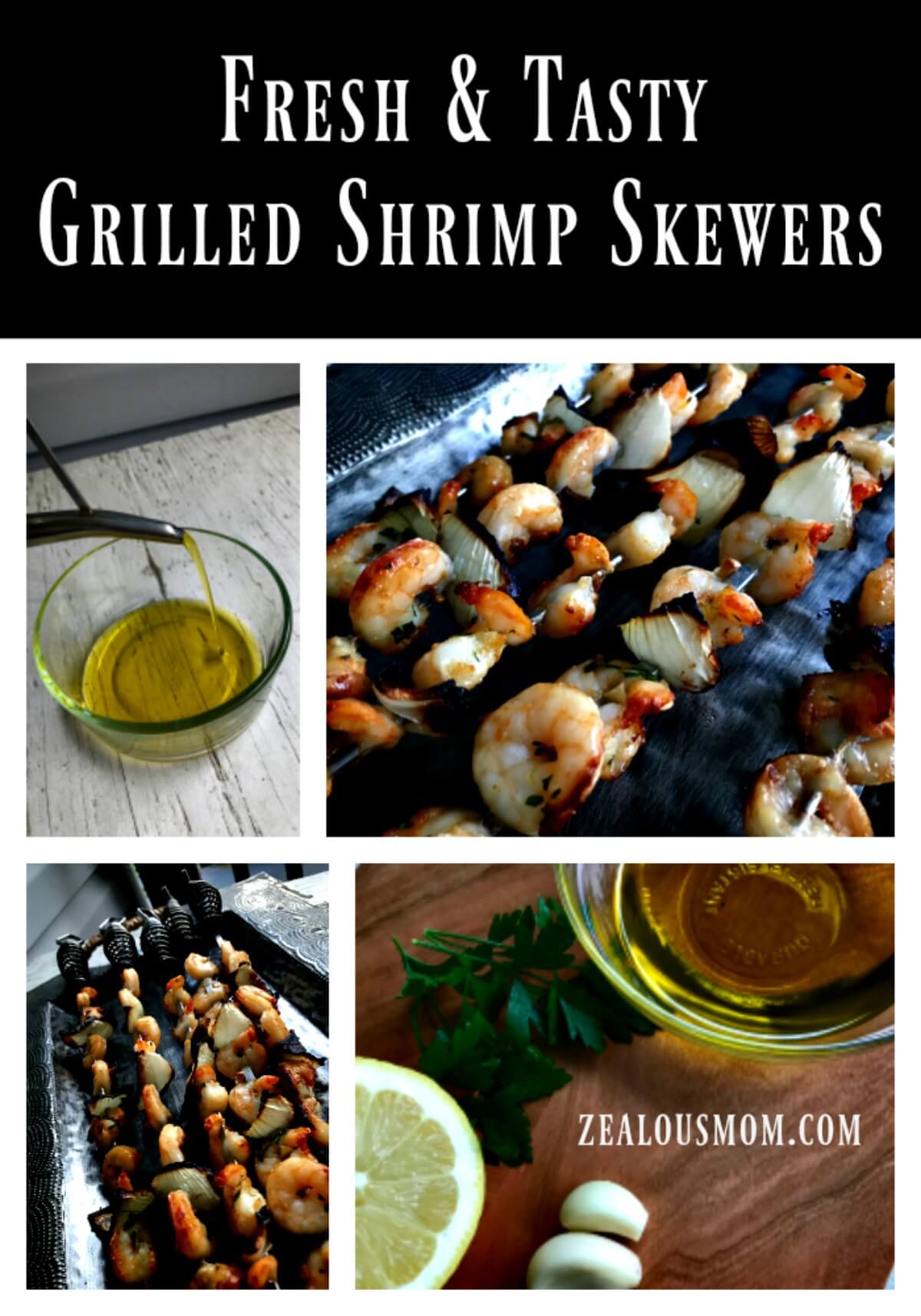 Start your summer right with grilled shrimp skewers